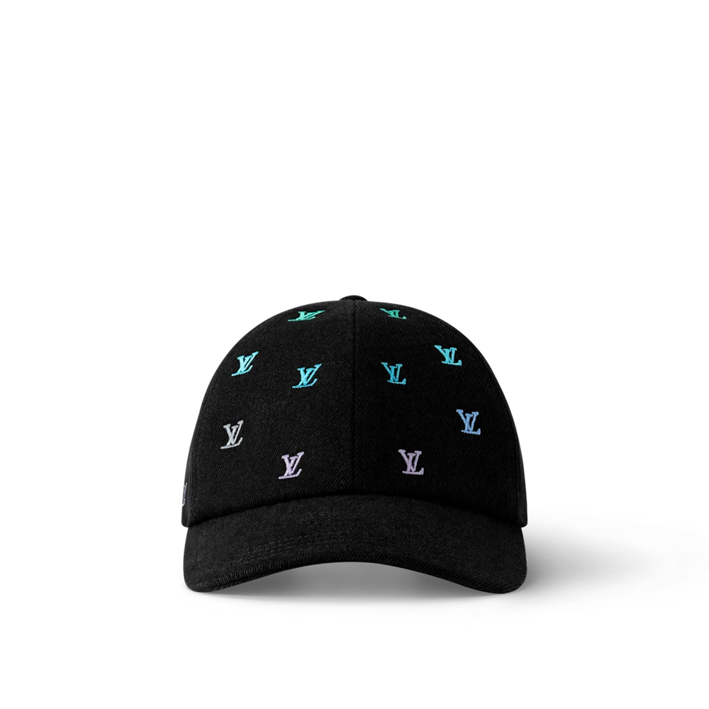 Casquette black mono color