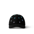 Casquette black mono color