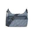 Sac à bandoulière Blue mono cuir