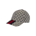 Casquette mono grey bandes