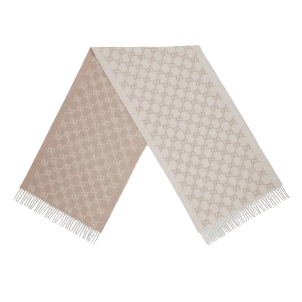Écharpe mono beige