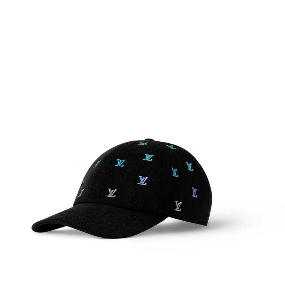 Casquette black mono color
