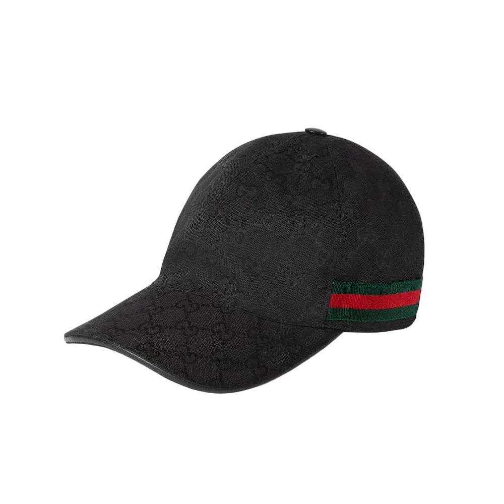 Casquette mono black bandes