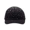 STRASS CAP BLACK
