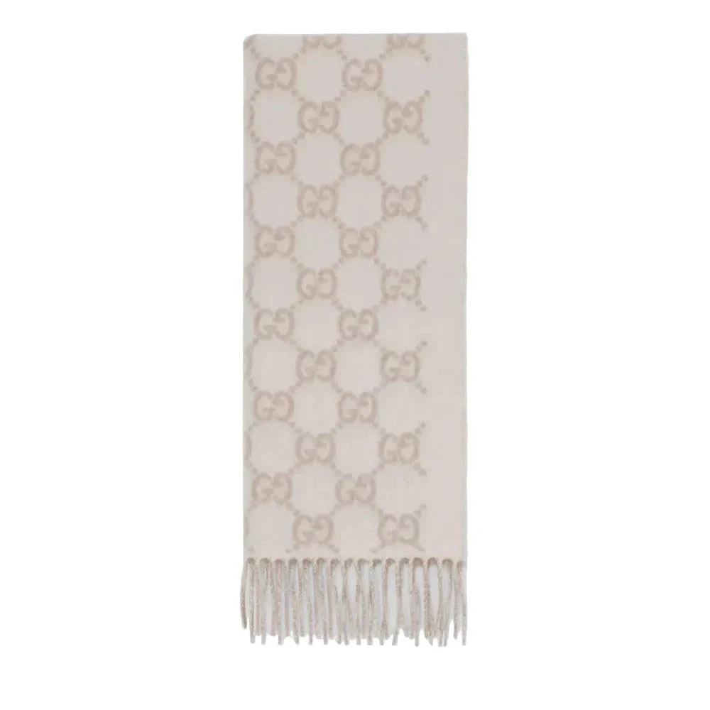 Écharpe mono beige