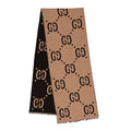 Écharpe Brown black mono