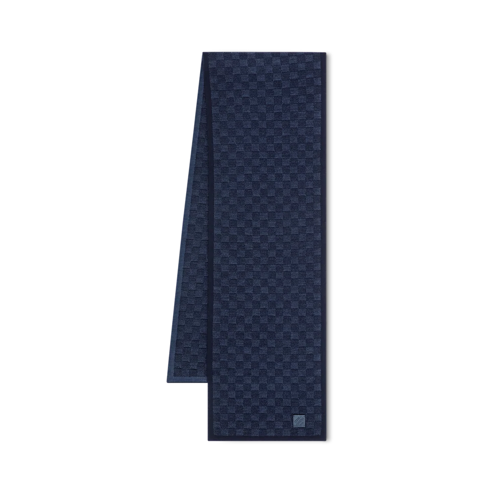 Écharpe Blue mono cube