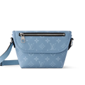 Sac zip blue mono