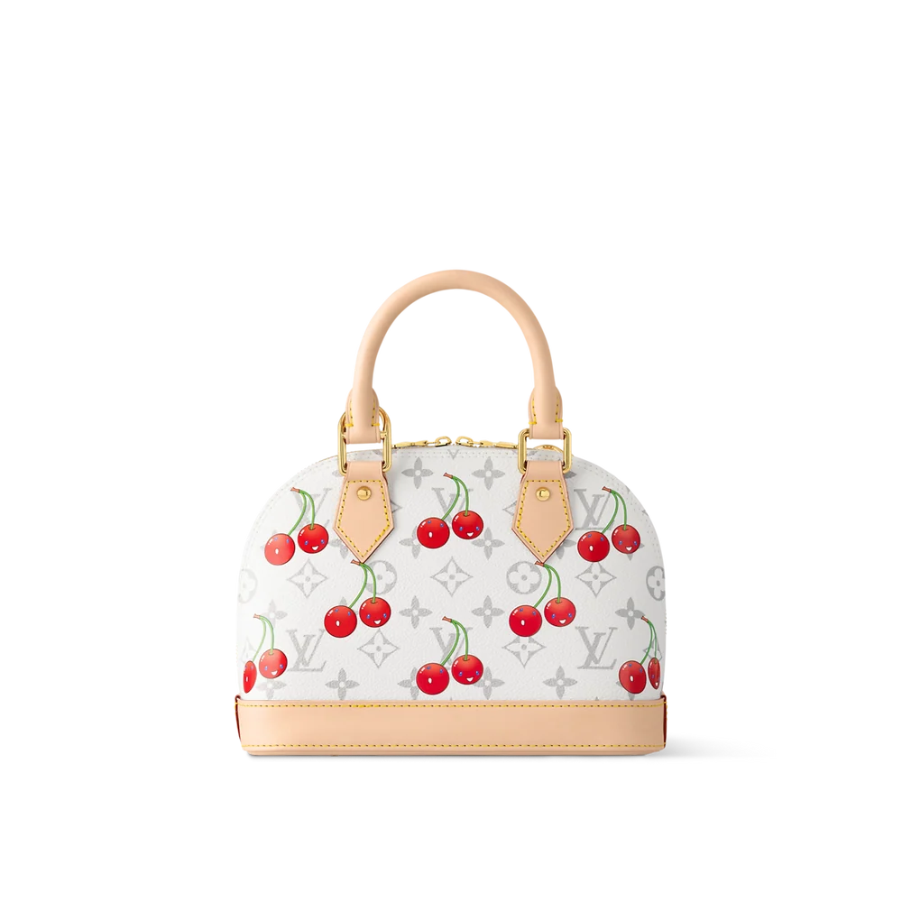 Sac à mains cerise White