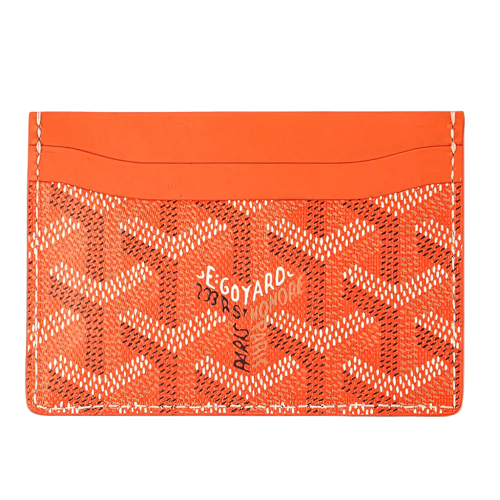 Porte carte orange
