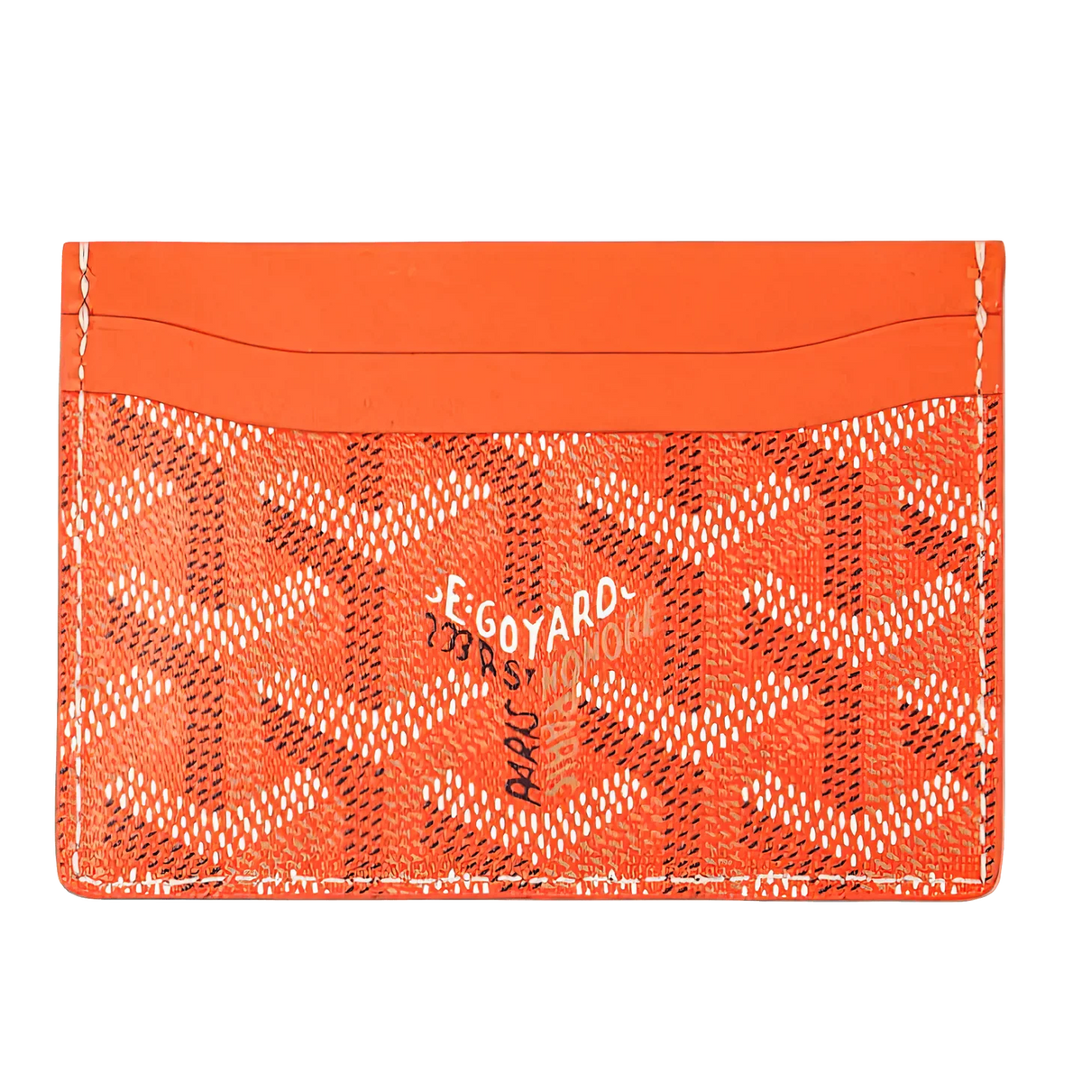 Porte carte orange