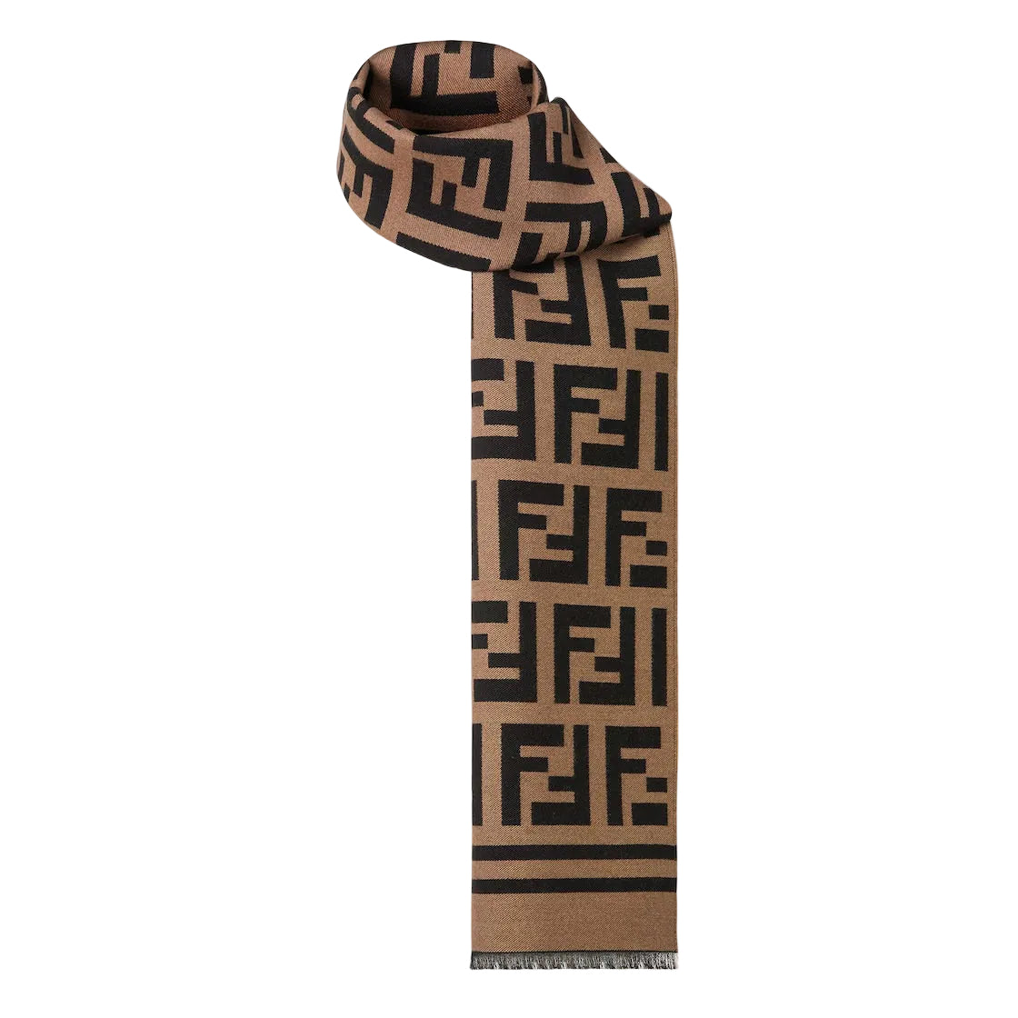 Écharpe Brown black mono