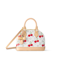 Sac à mains cerise White